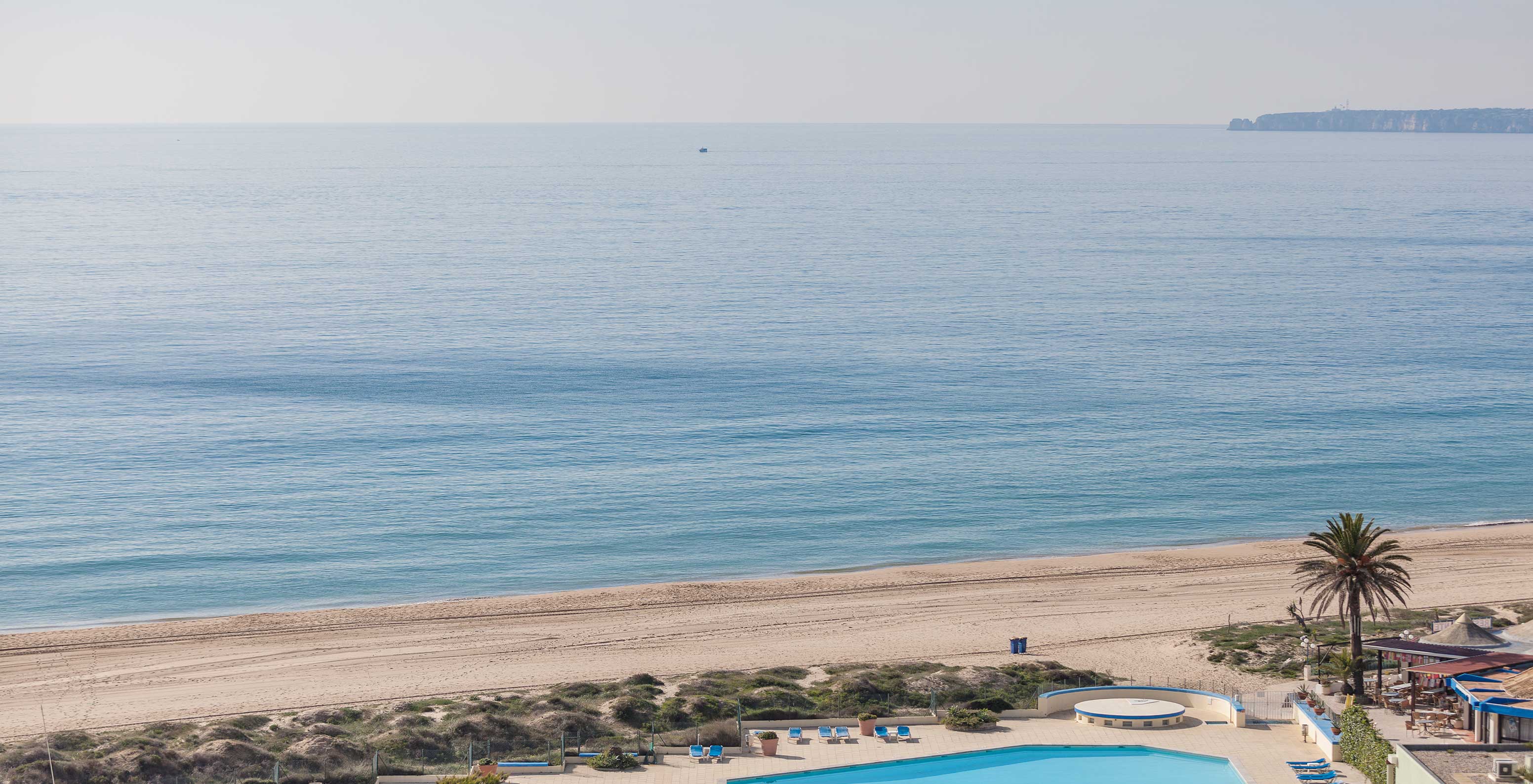 Vom Apartment T1 mit Meerblick des Pestana Alvor Atlântico sieht man den Strand und das Meer