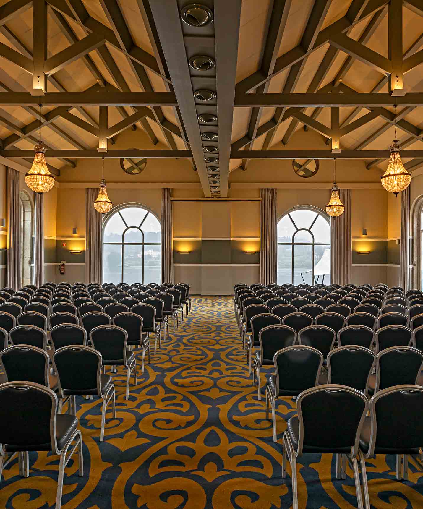 Das Pestana Palácio do Freixo, ein Hotel am Douro mit Spa und Pool, verfügt über einen Veranstaltungsraum