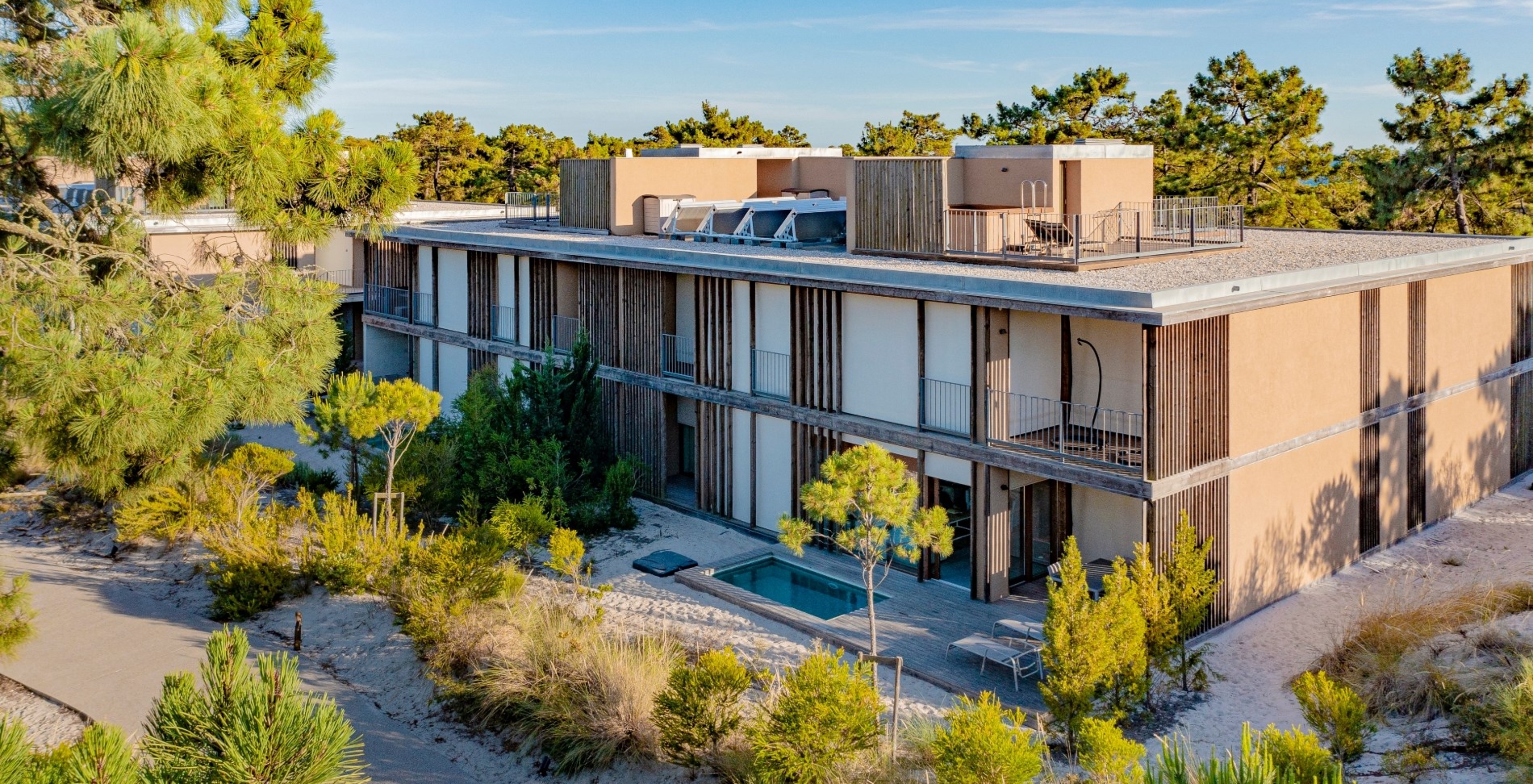 The Eco Village Apartment Ground Floor of Pestana Tróia Eco Resort has nature around and a private pool