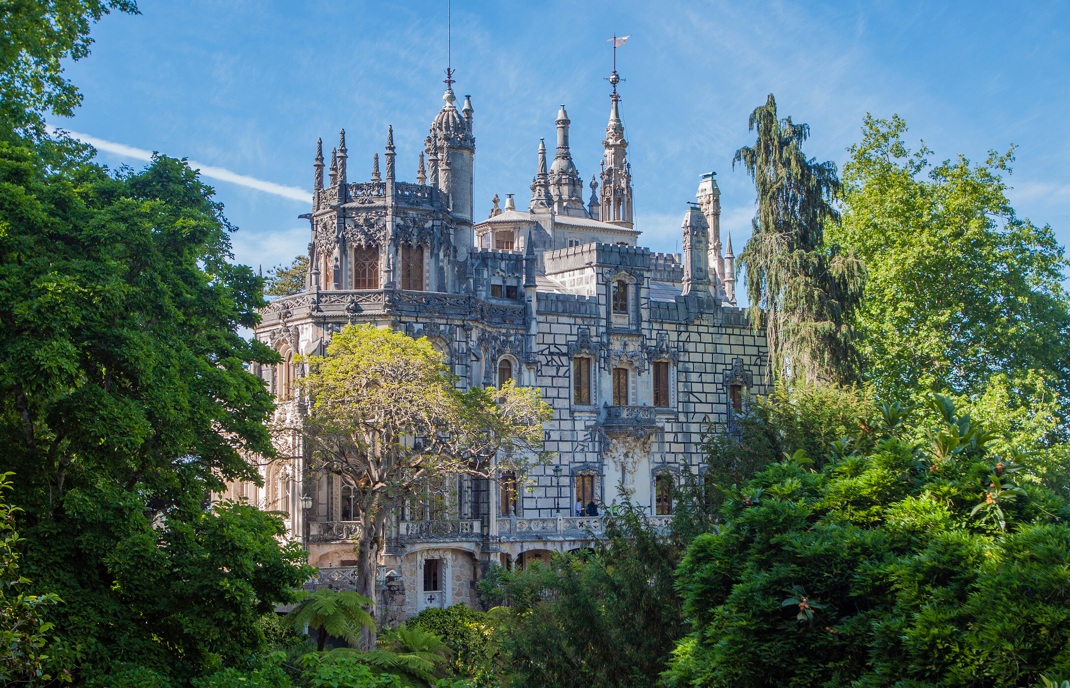 Quinta da Regaleira in Sintra enchants with its mystical gardens, secret caves, and neo-Gothic architecture