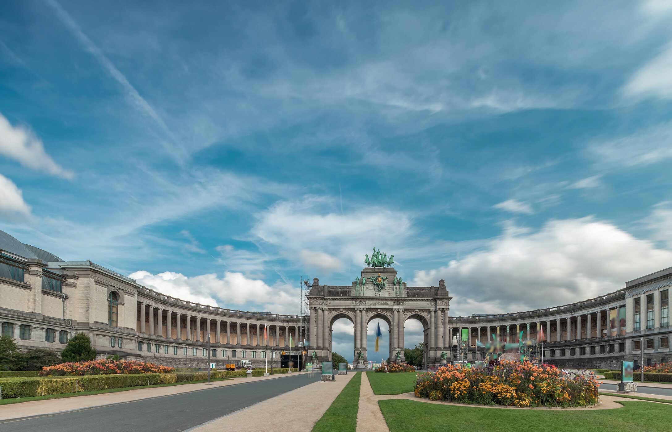 Visit the famous Cinquantenaire Park and its triumphal arch, near the European Union buildings