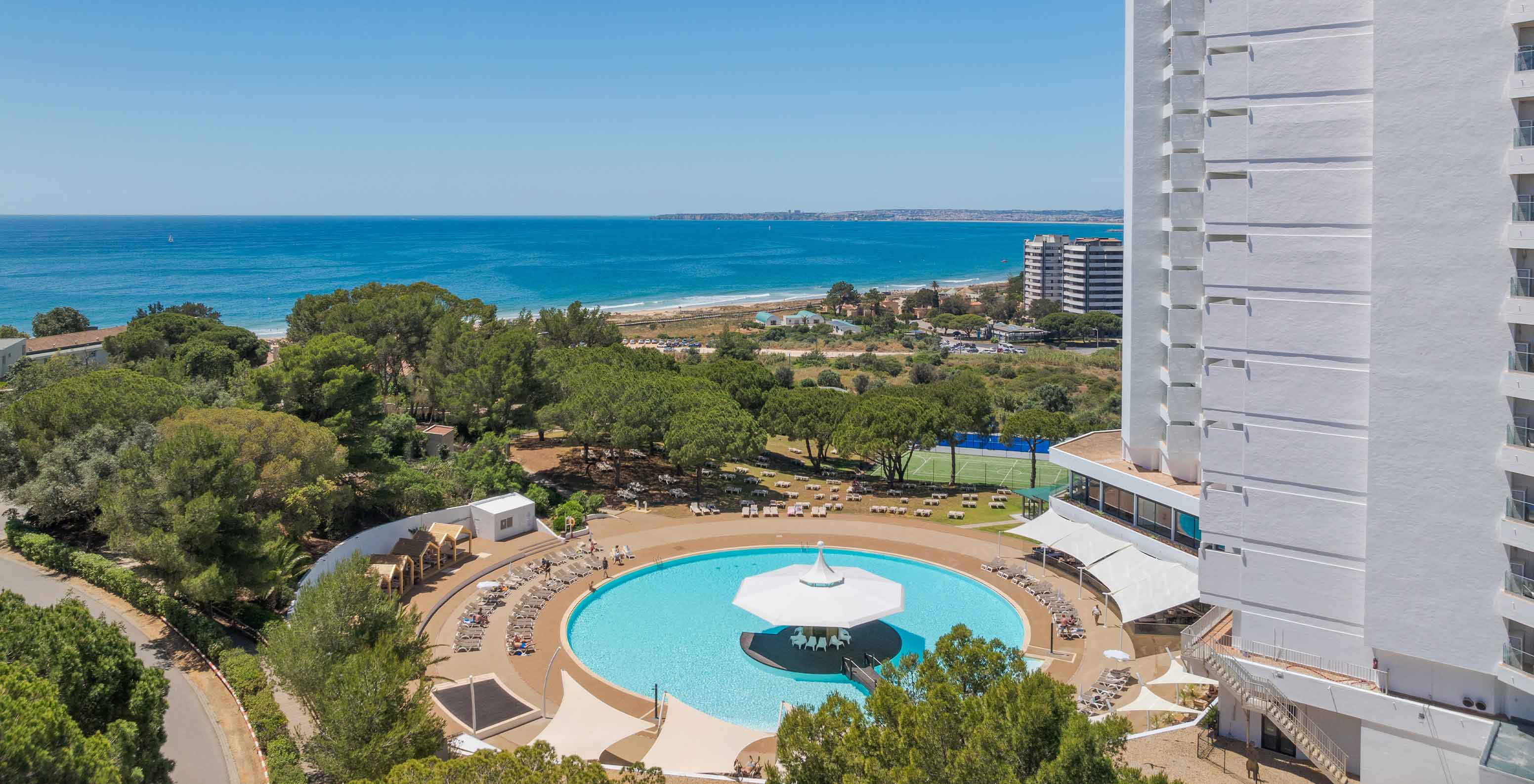 Exterior view of Pestana Blue Alvor Beach, an all-inclusive hotel in the Algarve