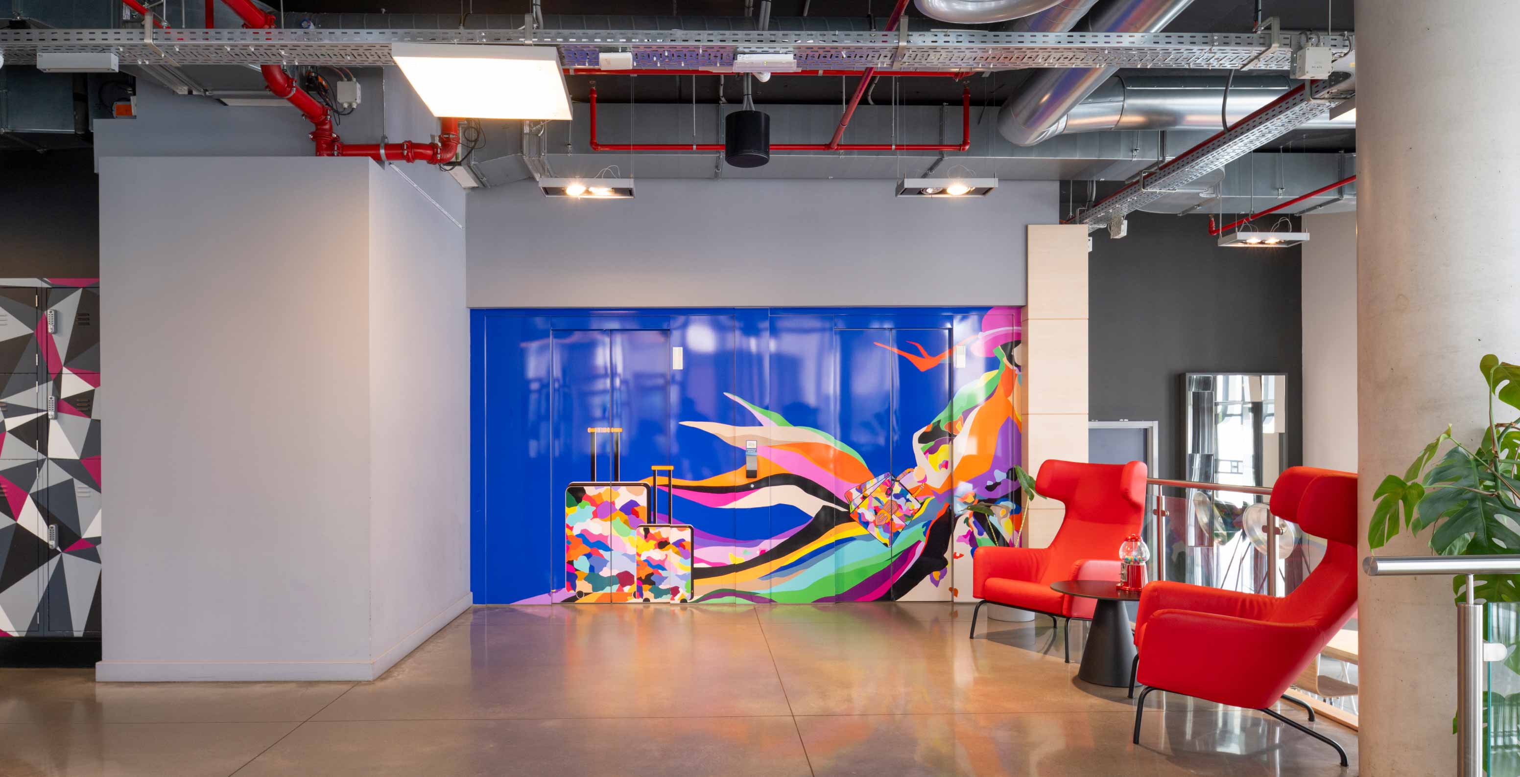 Lobby del  Pestana Brussels Schuman, hotel en Bruselas cerca del Parlamento Europeo