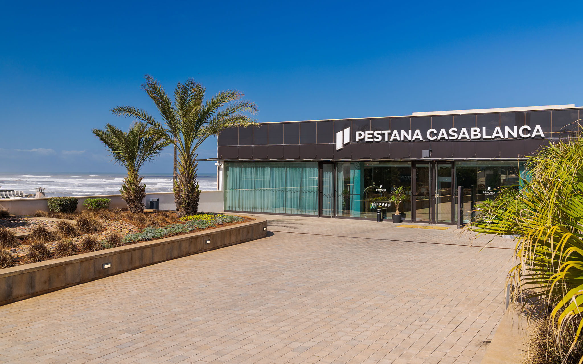 Vista exterior de Pestana Casablanca, un hotel de 4 estrellas en Casablanca, Marruecos
