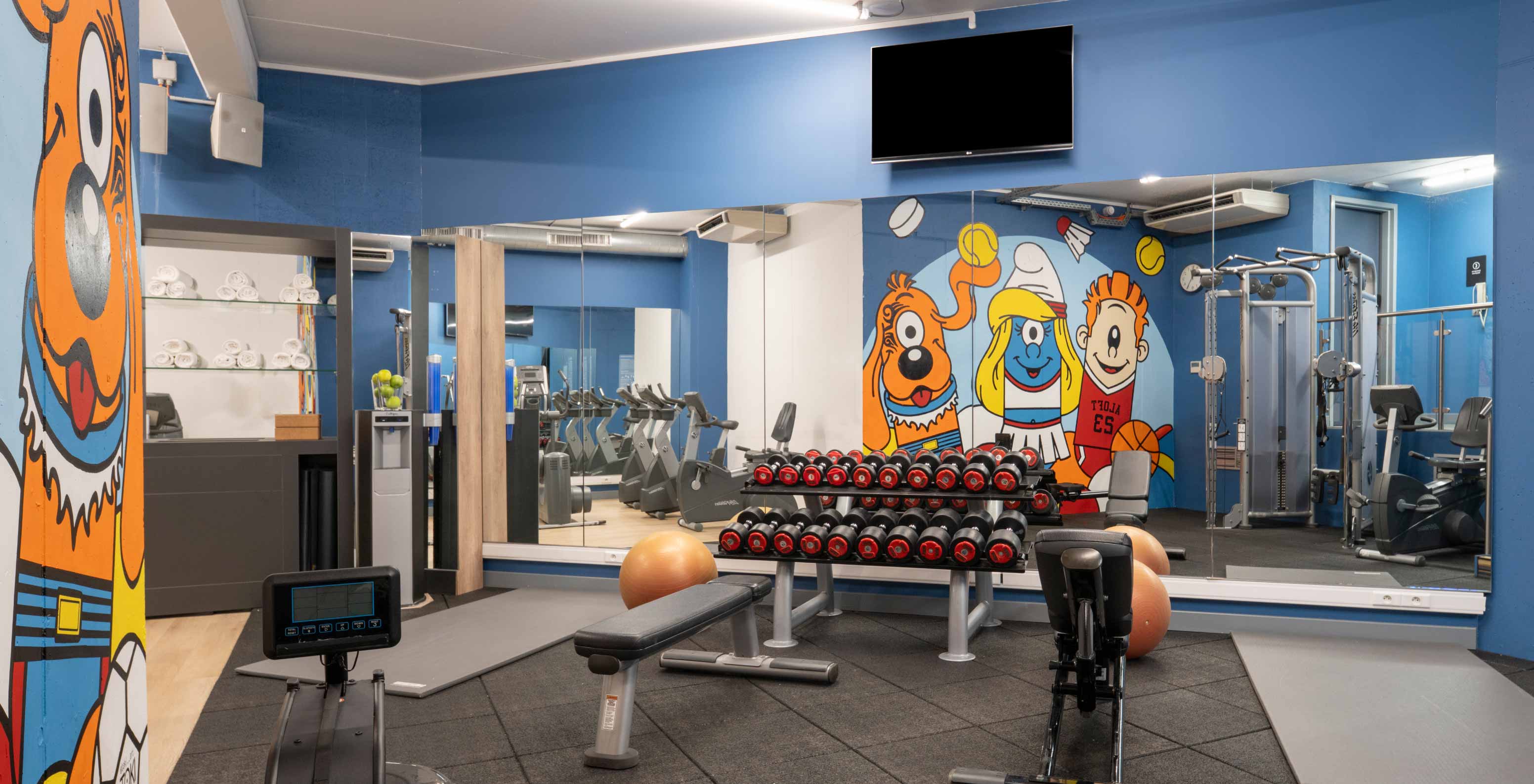 Salle de sport 24h/24 au Pestana Brussels Schuman, hôtel à Bruxelles près du Parlement européen