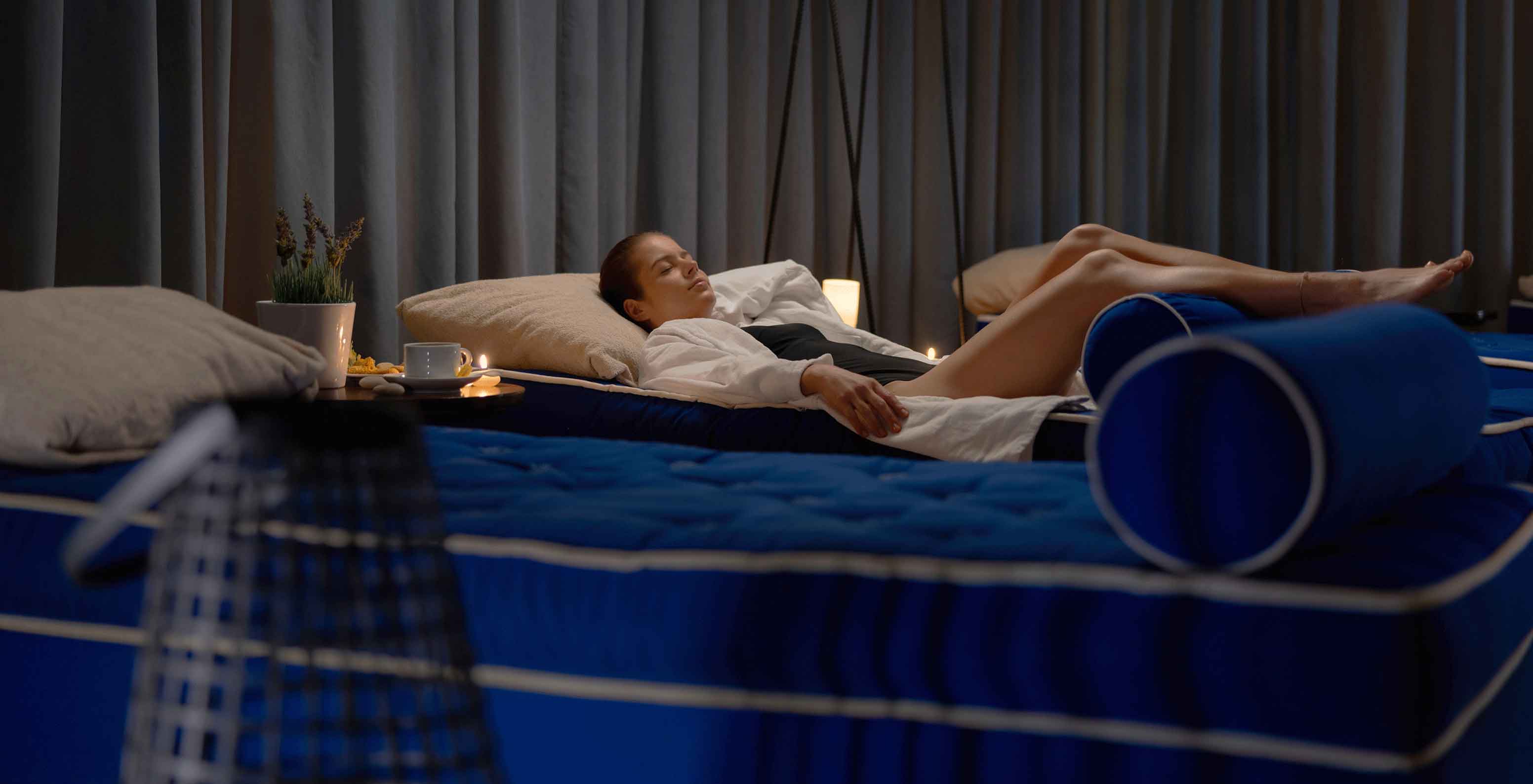 Ontspanningsruimte in de spa van Pestana Casino Park, hotel in Funchal aan zee, met spa en zwembad