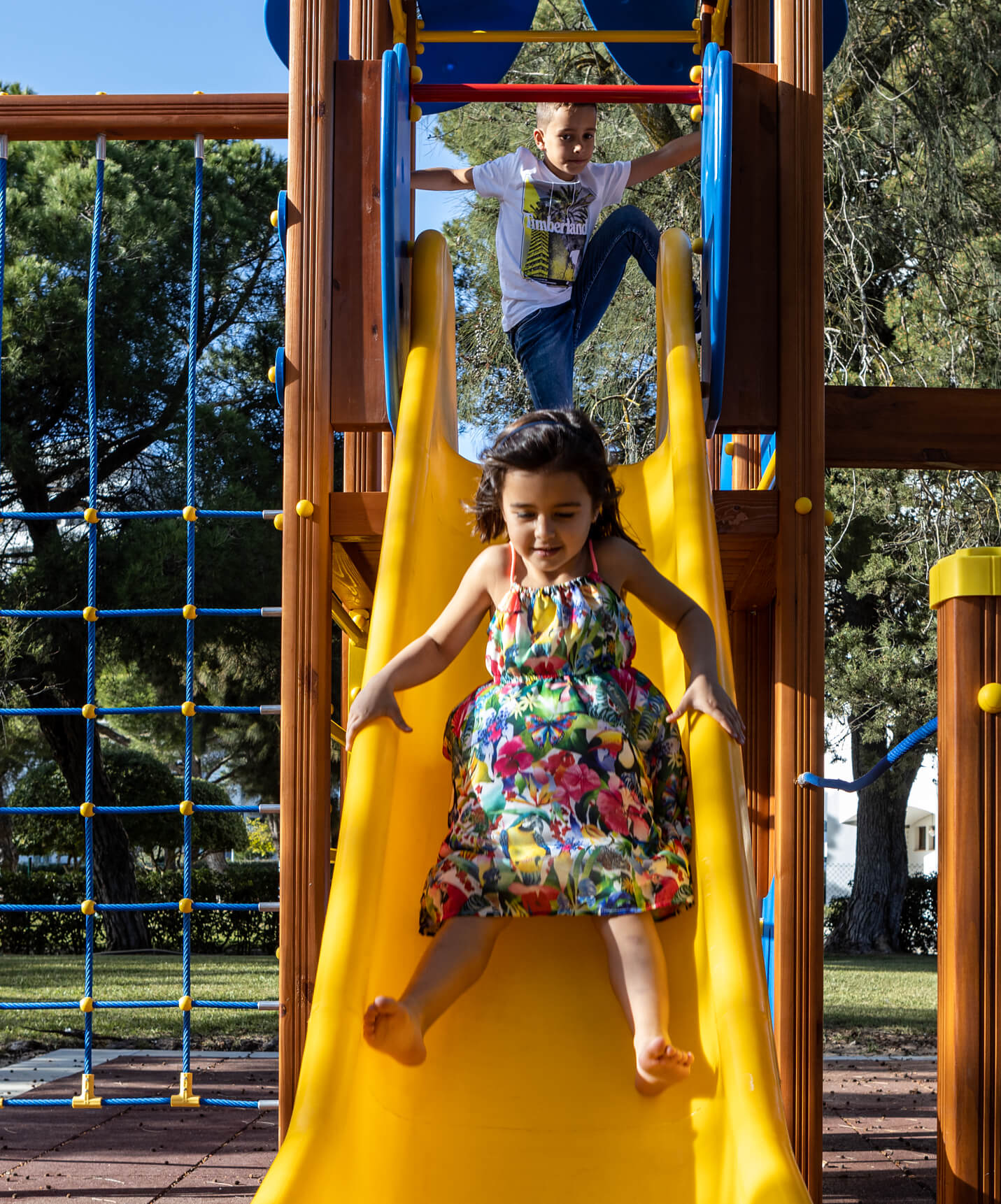 Espaço do Kids Club onde os pais podem deixar as crianças durante o dia para brincarem no hotel de 4 estrelas no alvor