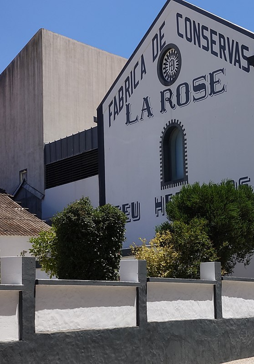 Exterior part of the Portimão Museum located in an old canning factory