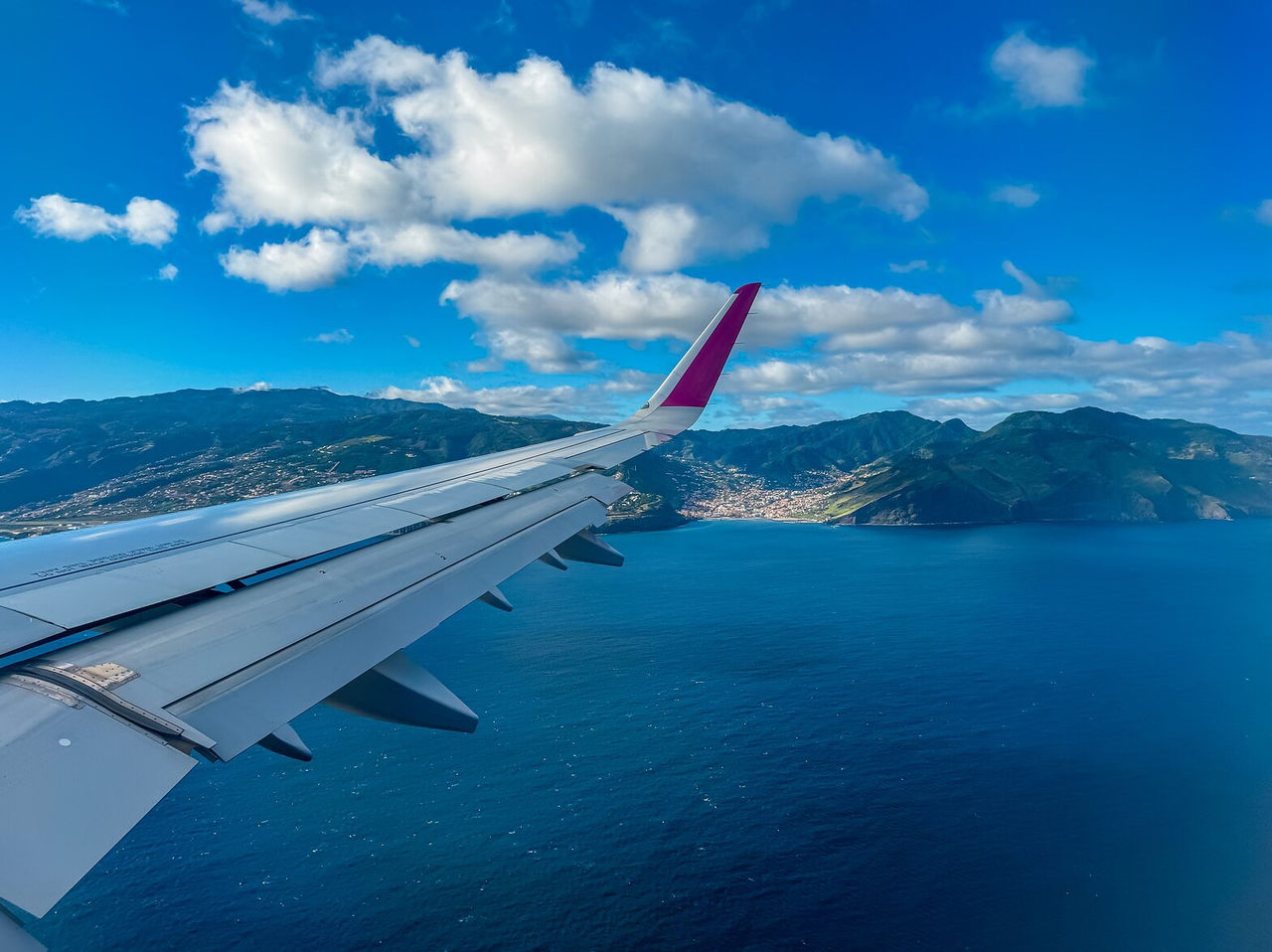You can reach Madeira Island by plane, via an airport built over the sea
